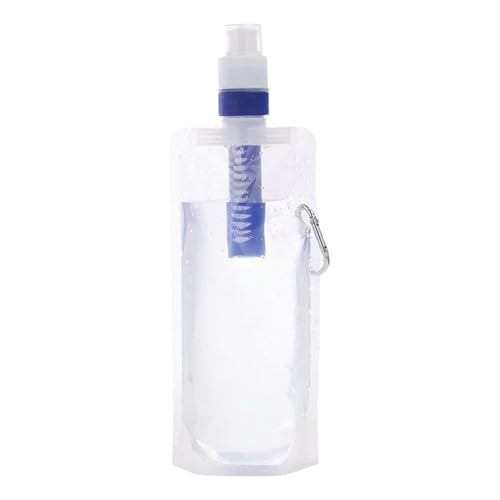 ycezw Faltbarer Wasserfilter, faltbare Squeeze-gefilterte Wasserflasche | Wasserbeutel für Filterstroh - Pressen gefilterte Wasserflasche wiederverwendbare leicht auslaufsichere Wasserflasche für ycezw Faltbarer Wasserfilter, faltbare Squeeze-gefilterte Wasserflasche | Wasserbeutel für Filterstroh - Pressen gefilterte Wasserflasche wiederverwendbare leicht auslaufsichere Wasserflasche für von ycezw