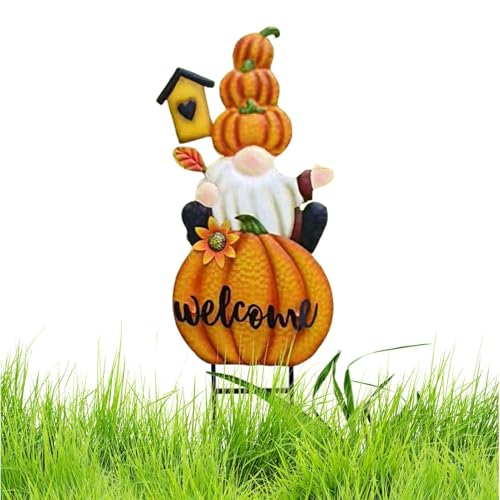 ycezw -Gartenstäbe für den Außenbereich - -Gartenstäbe, Metallpfähle für , Hexenzwerg | Halloween-Rasen-Dekorationen, Gartenkunst für Halloween ycezw -Gartenstäbe für den Außenbereich - -Gartenstäbe, Metallpfähle für , Hexenzwerg | Halloween-Rasen-Dekorationen, Gartenkunst für Halloween von ycezw