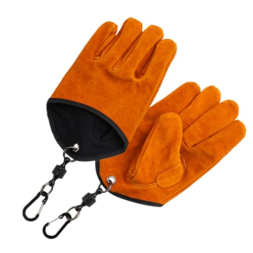 ycezw Grillhandschuhe Outdoor – Hitzebeständige Sicherheitshandschuhe, Silikon Rutschfest, Flexible Passform, Hoher Temperatur Schutz | Für Camping Grillen Kamin Kochen von ycezw