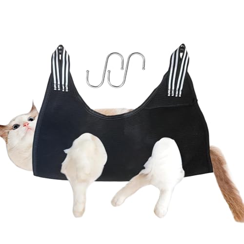 ycezw Hängematte für Hunde, Hängemattengeschirr für Katzen, Hilfsmittel zur Entspannungspflege des Hundes, atmungsaktive und verstellbare Katzenhängematte für die Hundepflege ycezw Hängematte für Hunde, Hängemattengeschirr für Katzen, Hilfsmittel zur Entspannungspflege des Hundes, atmungsaktive und verstellbare Katzenhängematte für die Hundepflege von ycezw