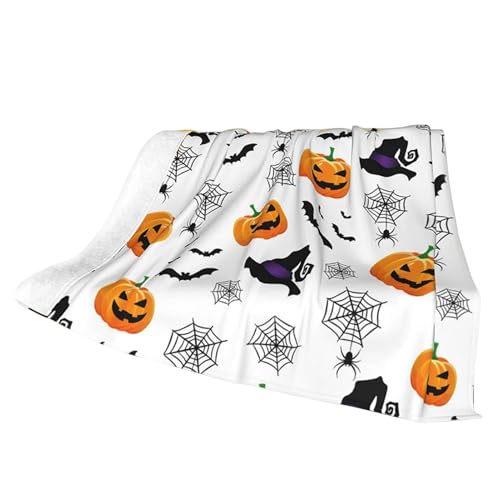 ycezw Halloween Geist Decke, Geist Kürbis Decke,39 X59 IN Halloween Cartoon Decke - Halloween Couchdecke, Halloween Dekordecke, Halloween Flanell Decke, weiche Flanell Fleece Decken ycezw Halloween Geist Decke, Geist Kürbis Decke,39 X59 IN Halloween Cartoon Decke - Halloween Couchdecke, Halloween Dekordecke, Halloween Flanell Decke, weiche Flanell Fleece Decken von ycezw