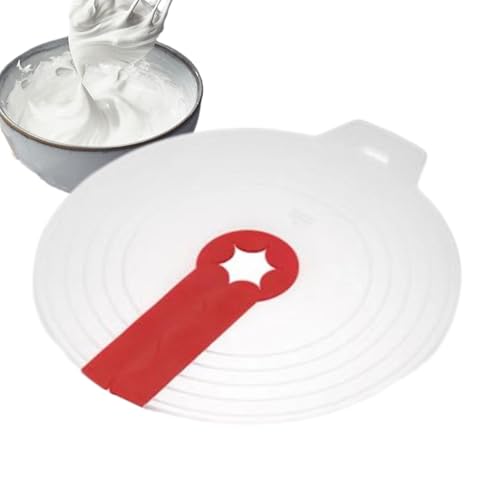 ycezw Handmischer Splash Guard, Splatter Wache für Handmixer - Kochen Splash Guard - Silikon wiederverwendbare Ei Schneebesen Deckel für Töpfe Pfannen Creme Peitschen Schäumen ycezw Handmischer Splash Guard, Splatter Wache für Handmixer - Kochen Splash Guard - Silikon wiederverwendbare Ei Schneebesen Deckel für Töpfe Pfannen Creme Peitschen Schäumen von ycezw