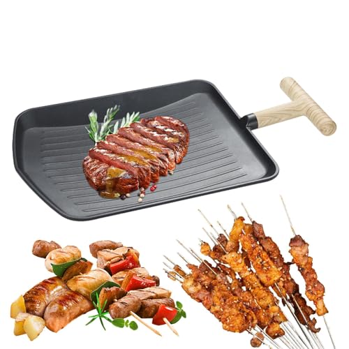 ycezw Heizung - Rechteckiger Bratkocher mit Schaufel mit Holzgriff | Rahmen eines medizinischen Ofens im medizinischen Ofen für einen Steakofen ycezw Heizung - Rechteckiger Bratkocher mit Schaufel mit Holzgriff | Rahmen eines medizinischen Ofens im medizinischen Ofen für einen Steakofen von ycezw