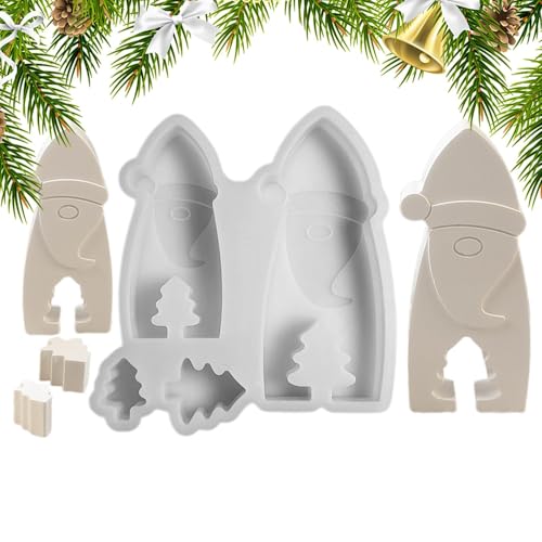ycezw Kerzenformen zum Herstellen von Kerzen, Silikonformen für Kerzen - Mehrzweckformen für Weihnachtskerzen Silikonformen für den Urlaub - Hitzebeständige Kerzenwachsformen ycezw Kerzenformen zum Herstellen von Kerzen, Silikonformen für Kerzen - Mehrzweckformen für Weihnachtskerzen Silikonformen für den Urlaub - Hitzebeständige Kerzenwachsformen von ycezw