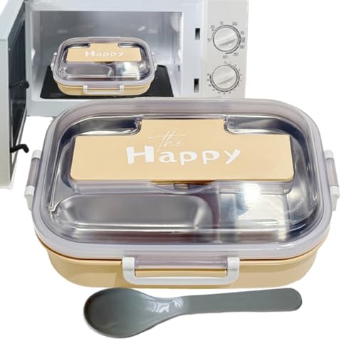 ycezw Kinder Lunchboxen | Multifunktionale Aufbewahrungsboxen für Erwachsene Mit Besteck - 3-Fächer-Box Auslaufdichte Brotdose Für Vorschulalter Büro Kindergarten Picknick Reisen ycezw Kinder Lunchboxen | Multifunktionale Aufbewahrungsboxen für Erwachsene Mit Besteck - 3-Fächer-Box Auslaufdichte Brotdose Für Vorschulalter Büro Kindergarten Picknick Reisen von ycezw