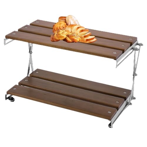 ycezw Klappständer für Camping, Campingständer, Picknicktisch Faltbare Anzeige Organizer Rack Regal, Camping Regal für Picknick Grillplatz Innenraum ycezw Klappständer für Camping, Campingständer, Picknicktisch Faltbare Anzeige Organizer Rack Regal, Camping Regal für Picknick Grillplatz Innenraum von ycezw
