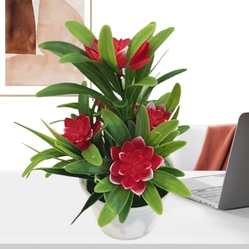 ycezw Künstliche Blumen im | Gefälschte Pflanzen in Töpfen, ästhetische Mittelstücke für Badezimmer Esszimmer Couchtisch Schreibtisch rustikale Küche Haushaltsregal ycezw Künstliche Blumen im | Gefälschte Pflanzen in Töpfen, ästhetische Mittelstücke für Badezimmer Esszimmer Couchtisch Schreibtisch rustikale Küche Haushaltsregal von ycezw