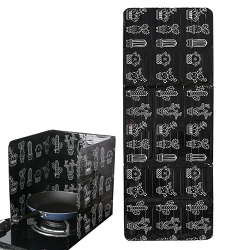 ycezw Öl Splatter Guard, Öl Splatter Siebbrett - Faltbare Ölschutzschutz | Splatter Wache Anti Öl-Barrier Antihaft-Aluminium-Öl-Schild Guard für Küche Kochschutz ycezw Öl Splatter Guard, Öl Splatter Siebbrett - Faltbare Ölschutzschutz | Splatter Wache Anti Öl-Barrier Antihaft-Aluminium-Öl-Schild Guard für Küche Kochschutz von ycezw