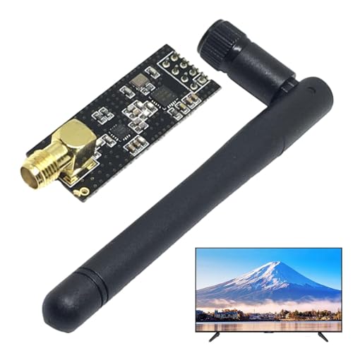 ycezw RF Transceiver-Modul - NRF24L01P+PA+Verstärker mit geringem Rauschen mit Antenne, kabelloses Transceiver-Modul mit Antenne für intelligente Häuser, Sensornetzwerke ycezw RF Transceiver-Modul - NRF24L01P+PA+Verstärker mit geringem Rauschen mit Antenne, kabelloses Transceiver-Modul mit Antenne für intelligente Häuser, Sensornetzwerke von ycezw