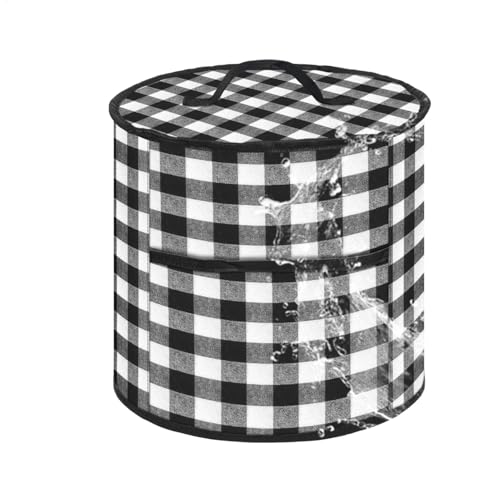 ycezw Rice Cooker Pot Cover | Taschengriff, runder Staubschutz, tragbare Küchengeräte, faltbare Abdeckungen für Luftfritteuse und Töpfe von ycezw