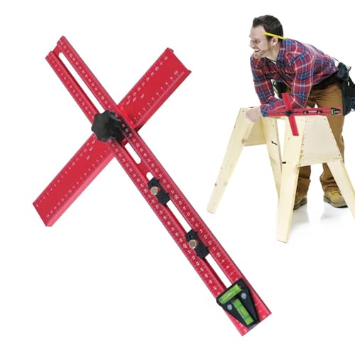 ycezw Schrankgriff Jig, Schrank Hardware Jig Werkzeug, Aluminium-Legierung Druckwerkzeuge Schrank Lochbohrvorlage Schrank Jig, Einstellbare transparente Locher Schlage, Vorlage für tragbare Hardware ycezw Schrankgriff Jig, Schrank Hardware Jig Werkzeug, Aluminium-Legierung Druckwerkzeuge Schrank Lochbohrvorlage Schrank Jig, Einstellbare transparente Locher Schlage, Vorlage für tragbare Hardware von ycezw