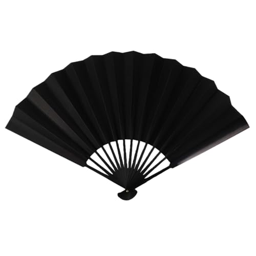 ycezw Seide Klappventilator - Handheld Klappventilator | Retro Wasserdicht 25 cm Requisiten für den Einsatz von Mädchen, Damen, Frauen, im Tanzen, Dekoration, Kirche, Performances und von ycezw