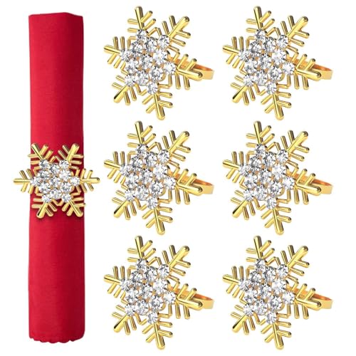 ycezw Serviettenhalter, Weihnachts-Serviettenhalter | Hohle Tischringe Metall Serviettenringe,Schöne Serviettenschnallen Set Serviettenorganisation für Home Restaurant Hotel ycezw Serviettenhalter, Weihnachts-Serviettenhalter | Hohle Tischringe Metall Serviettenringe,Schöne Serviettenschnallen Set Serviettenorganisation für Home Restaurant Hotel von ycezw