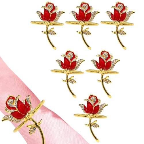 ycezw Serviettenringe, Serviettenhalter | Rosémetallschnallen 6x | Handgemachter geflochtener Gras-Serviettenhalter, Frühlings-Serviettenringe für Hochzeitsbanketten Thanksgiving ycezw Serviettenringe, Serviettenhalter | Rosémetallschnallen 6x | Handgemachter geflochtener Gras-Serviettenhalter, Frühlings-Serviettenringe für Hochzeitsbanketten Thanksgiving von ycezw