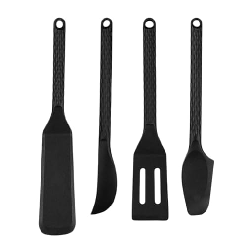 ycezw Silikon Spatel Küche Pfannenwender Set | Silikon Spatel Set | Hitzebeständige Spatel Set für Pfannenwender Lebensmittelecht - Pfannenwender Set 4 Küchenhelfer für ycezw Silikon Spatel Küche Pfannenwender Set | Silikon Spatel Set | Hitzebeständige Spatel Set für Pfannenwender Lebensmittelecht - Pfannenwender Set 4 Küchenhelfer für von ycezw