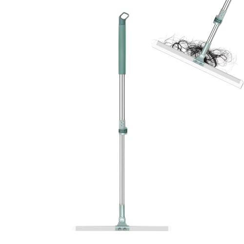 ycezw Silikonbesen, Silikon-Schaber Besen | Bodenschabzieher mit einziehbarem Griff | Multifunktions-Besen für Badezimmer Dusche Glas Küche Fliesen Marmor von ycezw