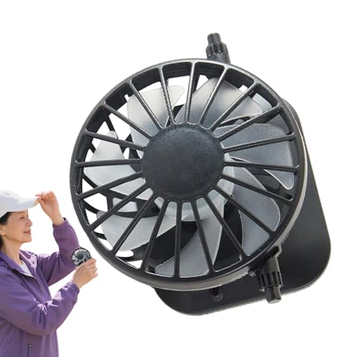 ycezw Solar-Ventilator Zubehör Für Hut,Kylace-Zubehör für den Außenbereich - Ruhig 3-Geschwindigkeit Einstellbarer Ersatz für Outdoor, Schwimmen, Reisen von ycezw