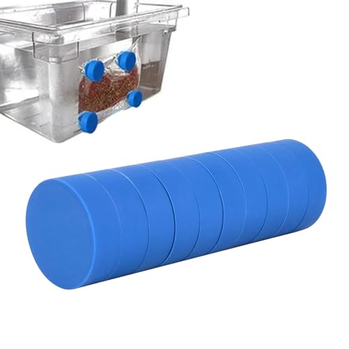 ycezw Sous Weide Gewichte Magnetklammern, Sous Weide Magnetische Gewichte | 4 ST Mehrzweck-Silikon beschichtete Magnete Essfeste Magnete - Anti-Flüssig-Niedertemperatur-Kochzubehör gewichtete Magnete von ycezw