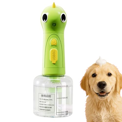 ycezw Spender Für Schäumende Hundedusche,Katzenschaum Bademaschine Sprays - Niedlich und effektiv tragbarer Waschschäumer Mit Präzisions-Skala Für Badewanne Badezimmer Und Küchenspülen von ycezw