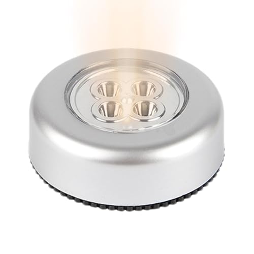 ycezw Stick Lichter, LED Puck Lichter,Stick Tap Touch Lampe - Push-Tap Lights, Wireless Nachtlicht, Strick- für Metall, Glasflächen für Treppen, Flur, Küche von ycezw