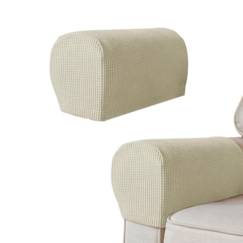 ycezw Stühle Armreifen, Sofaarmabdeckung - Armschutz für Stühle,2x atmungsaktive Stretch-Charme Abdeckung für Liegestühle, Möbel-Armlehnen Abdeckung für zu Hause ycezw Stühle Armreifen, Sofaarmabdeckung - Armschutz für Stühle,2x atmungsaktive Stretch-Charme Abdeckung für Liegestühle, Möbel-Armlehnen Abdeckung für zu Hause von ycezw