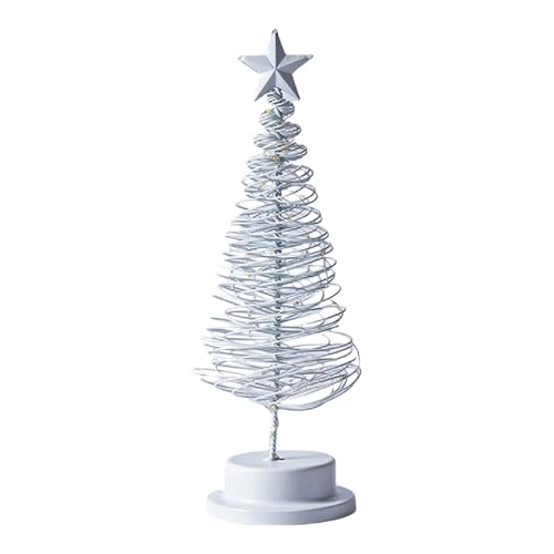 ycezw Tischlampe,Weihnachtsbäume beleuchtet drinnen - Lichter Ornamente,LED beleuchtet, Weihnachtsbaum Nachtlicht für Weihnachten Heimtextilien von ycezw