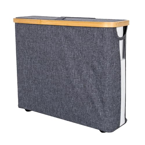 ycezw Toilettenpapierkorb Toilettenpapierhalter Organizer - Papierbehälter mit 23 Liter Aufbewahrungskorb - Faltbarer Papierrollenhalter, Toilettenpapierhalter ycezw Toilettenpapierkorb Toilettenpapierhalter Organizer - Papierbehälter mit 23 Liter Aufbewahrungskorb - Faltbarer Papierrollenhalter, Toilettenpapierhalter von ycezw