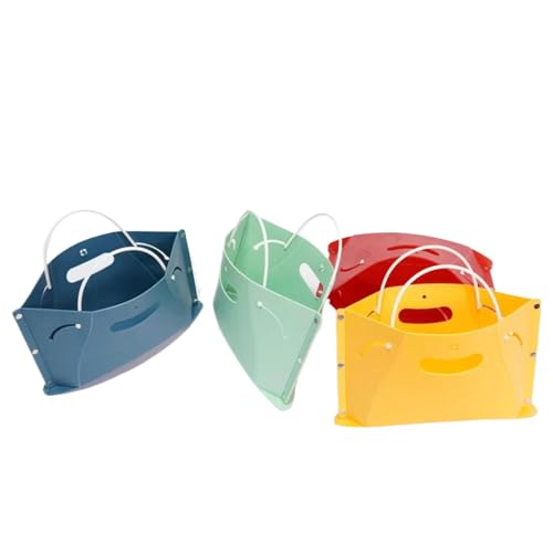 ycezw Tragbarer Klapphocker, tragbarer Campinghocker, 4 x Outdoor-Camping-Hocker, zusammenklappbar, zum Wechseln der Angeltasche, schnell zu öffnende Möbel für Männer, F von ycezw