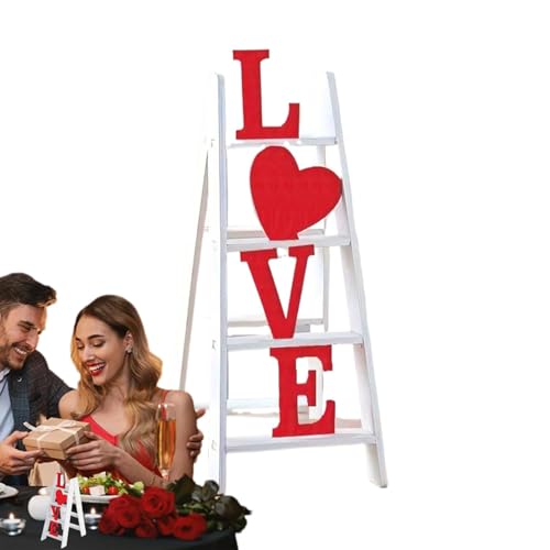 ycezw Valentine Leiter Tischplatte, Valentine Leiter - Liebe in den Stufen Tischplatte Ornament,Liebesleiter Schreibtisch Dekoration romantische Hochzeit Valentinstag Ornament für Paare ycezw Valentine Leiter Tischplatte, Valentine Leiter - Liebe in den Stufen Tischplatte Ornament,Liebesleiter Schreibtisch Dekoration romantische Hochzeit Valentinstag Ornament für Paare von ycezw