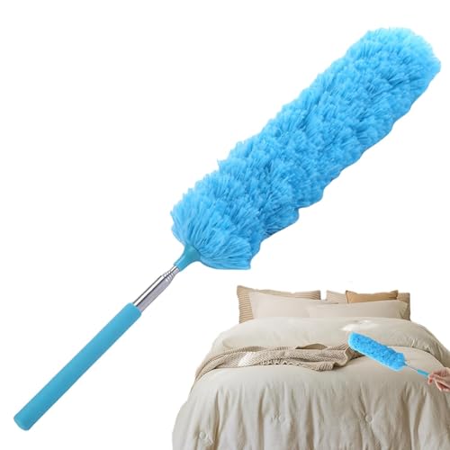 ycezw Verlängerungsstaub, Teleskopstöber,Cobweb Duster mit Teleskopstange | Flexible Spinnennetzbürste, wiederverwendbare Faserstaub, ergonomisches Reinigungswerkzeug für Möbel, Auto, Spinnennetz ycezw Verlängerungsstaub, Teleskopstöber,Cobweb Duster mit Teleskopstange | Flexible Spinnennetzbürste, wiederverwendbare Faserstaub, ergonomisches Reinigungswerkzeug für Möbel, Auto, Spinnennetz von ycezw