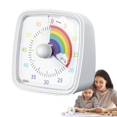 ycezw Visueller Klassenzimmer-Timer, visueller Countdown für Kinder, Lehr-Timer im Klassenzimmer, Countdown-Timer für den Schreibtisch, leiser Schreibtisch-Timer, Unterrichts-Timer 60 ycezw Visueller Klassenzimmer-Timer, visueller Countdown für Kinder, Lehr-Timer im Klassenzimmer, Countdown-Timer für den Schreibtisch, leiser Schreibtisch-Timer, Unterrichts-Timer 60 von ycezw
