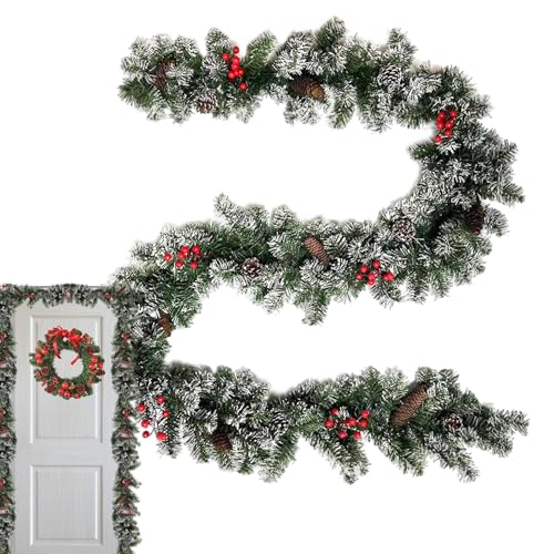 ycezw Winterkiefer Girlande Mit Roten Beeren | 8.8FT Weihnachtsbeeren Girlande Mit Tannenzapfen - Saisonale Deko Für Küche Kaminfeuer Bücherregal Hof Party ycezw Winterkiefer Girlande Mit Roten Beeren | 8.8FT Weihnachtsbeeren Girlande Mit Tannenzapfen - Saisonale Deko Für Küche Kaminfeuer Bücherregal Hof Party von ycezw