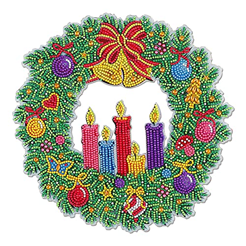 ycyingcheng 5D Diamant Malerei Kit Kranz, Diamant Kunst Kits, Diamant Malerei Hängende Weihnachtsblume Kranz Kit Kreuzstich Stickerei Gemälde Tür Dekor ycyingcheng 5D Diamant Malerei Kit Kranz, Diamant Kunst Kits, Diamant Malerei Hängende Weihnachtsblume Kranz Kit Kreuzstich Stickerei Gemälde Tür Dekor von ycyingcheng