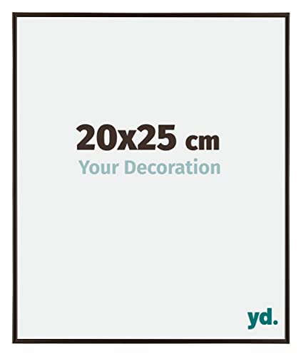 yd. Your Decoration - Bilderrahmen 20x25 cm - Antrazit - Bilderrahmen aus Kunststoff mit Acrylglas - Antireflex - 20x25 Rahmen - Evry von yd.