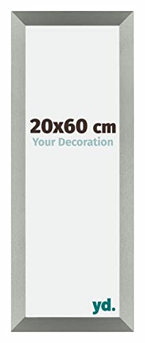 yd. Your Decoration - Bilderrahmen 20x60 cm - Champagner - Billderrahmen aus MDF mit Acrylglas - Antireflex - 20x60 Rahmen - Mura von yd.