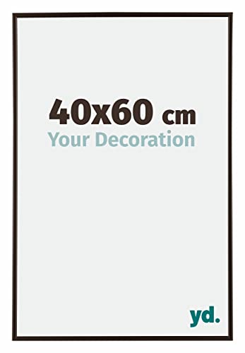 Your Decoration - Bilderrahmen 40x60 cm - Antrazit - Bilderrahmen aus Kunststoff mit Acrylglas - Antireflex - 40x60 Rahmen - Evry Your Decoration - Bilderrahmen 40x60 cm - Antrazit - Bilderrahmen aus Kunststoff mit Acrylglas - Antireflex - 40x60 Rahmen - Evry von yd.