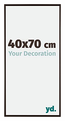 yd. Your Decoration - Bilderrahmen 40x70 cm - Antrazit - Bilderrahmen aus Kunststoff mit Acrylglas - Antireflex - 40x70 Rahmen - Evry von yd.