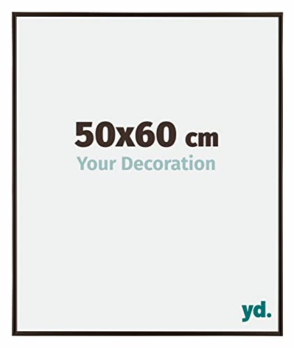 Your Decoration - Bilderrahmen 50x60 cm - Antrazit - Bilderrahmen aus Kunststoff mit Acrylglas - Antireflex - 50x60 Rahmen - Evry Your Decoration - Bilderrahmen 50x60 cm - Antrazit - Bilderrahmen aus Kunststoff mit Acrylglas - Antireflex - 50x60 Rahmen - Evry von yd.