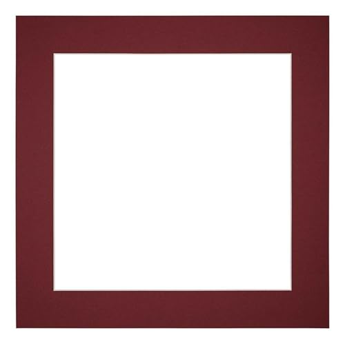 yd. Passepartout 45x45 cm für Fotogröße 35x35 - Weinrot - Museumkarton - Außenmaße 45x45 cm - Innengröße 35x35 cm yd. Passepartout 45x45 cm für Fotogröße 35x35 - Weinrot - Museumkarton - Außenmaße 45x45 cm - Innengröße 35x35 cm von yd.