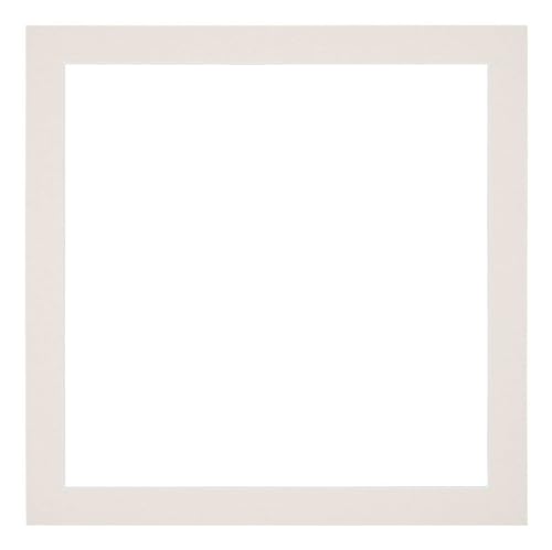 yd. Passepartout 30x30 cm für Fotogröße 25x25 - Hellgrau - Museumkarton - Außenmaße 30x30 cm - Innengröße 25x25 cm von yd.