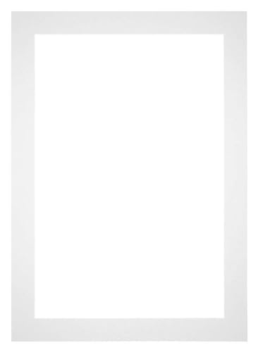 yd. Passepartout 32x45 cm für Fotogröße 20x30 - Weiß - Museumkarton - Außenmaße 32x45 cm - Innengröße 20x30 cm von yd.