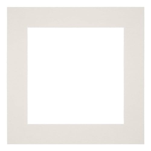 yd. Passepartout 50x50 cm für Fotogröße 30x30 - Hellgrau - Museumkarton - Außenmaße 50x50 cm - Innengröße 30x30 cm von yd.