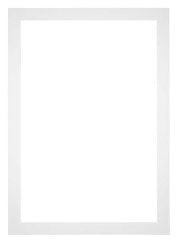 yd. Passepartout 60x85 cm für Fotogröße 50x75 - Weiß - Museumkarton - Außenmaße 60x85 cm - Innengröße 50x75 cm von yd.