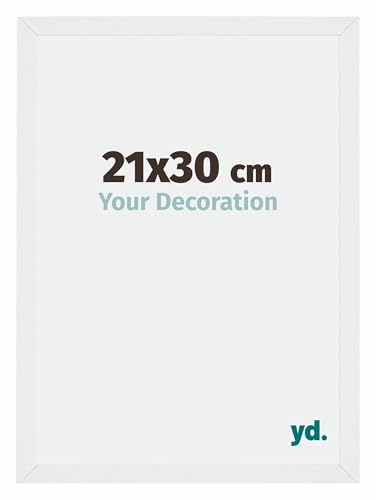 yd. Your Decoration - Bilderrahmen 21x30 cm - Weiß Hochglanz - Billderrahmen aus MDF mit Acrylglas - Antireflex - 21x30 Rahmen - Mura yd. Your Decoration - Bilderrahmen 21x30 cm - Weiß Hochglanz - Billderrahmen aus MDF mit Acrylglas - Antireflex - 21x30 Rahmen - Mura von yd.
