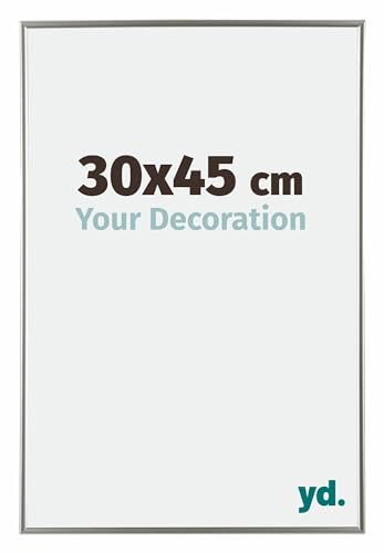 yd. Your Decoration - Bilderrahmen 30x45 cm - Champagner - Bilderrahmen aus Kunststoff mit Acrylglas - Antireflex - 30x45 Rahmen - Evry von yd.