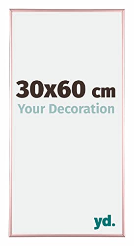 yd. Your Decoration - Bilderrahmen 30x60 cm - Kupfer - Bilderrahmen aus Aluminium mit Acrylglas - Antireflex - 30x60 Rahmen - Kent von yd.