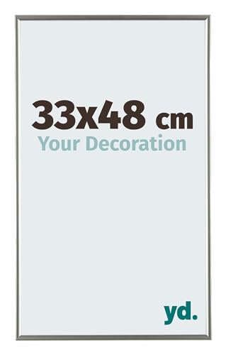 Your Decoration - Bilderrahmen 33x48 cm - Champagner - Bilderrahmen aus Kunststoff mit Acrylglas - Antireflex - 33x48 Rahmen - Evry Your Decoration - Bilderrahmen 33x48 cm - Champagner - Bilderrahmen aus Kunststoff mit Acrylglas - Antireflex - 33x48 Rahmen - Evry von yd.