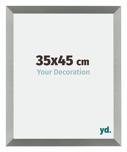 yd. Your Decoration - Bilderrahmen 35x45 cm - Champagner - Billderrahmen aus MDF mit Acrylglas - Antireflex - 35x45 Rahmen - Mura von yd.