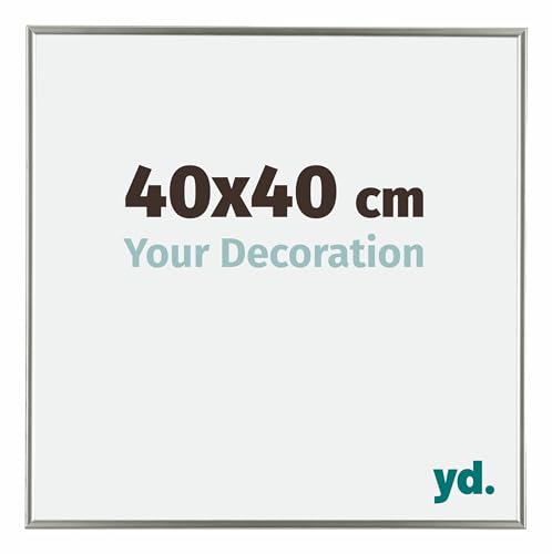 Your Decoration - Bilderrahmen 40x40 cm - Champagner - Bilderrahmen aus Kunststoff mit Acrylglas - Antireflex - 40x40 Rahmen - Evry Your Decoration - Bilderrahmen 40x40 cm - Champagner - Bilderrahmen aus Kunststoff mit Acrylglas - Antireflex - 40x40 Rahmen - Evry von yd.