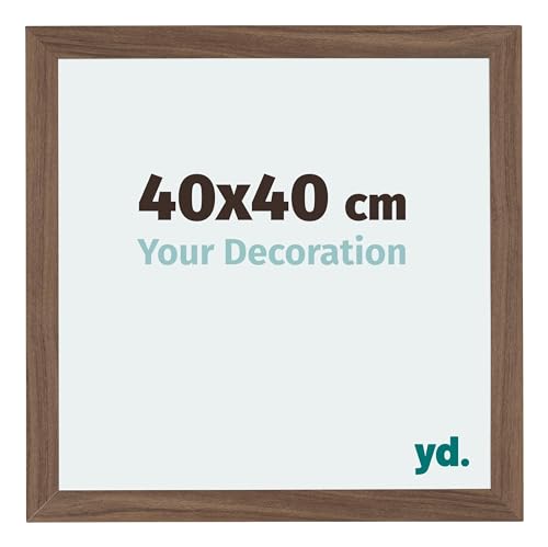 yd. Your Decoration - Bilderrahmen 40x40 cm - Billderrahmen aus MDF mit Acrylglas - Antireflex - 40x40 Rahmen - Mura von yd.